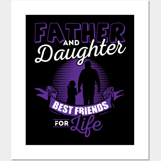 Father and daughter Wall Art by LaurieAndrew
